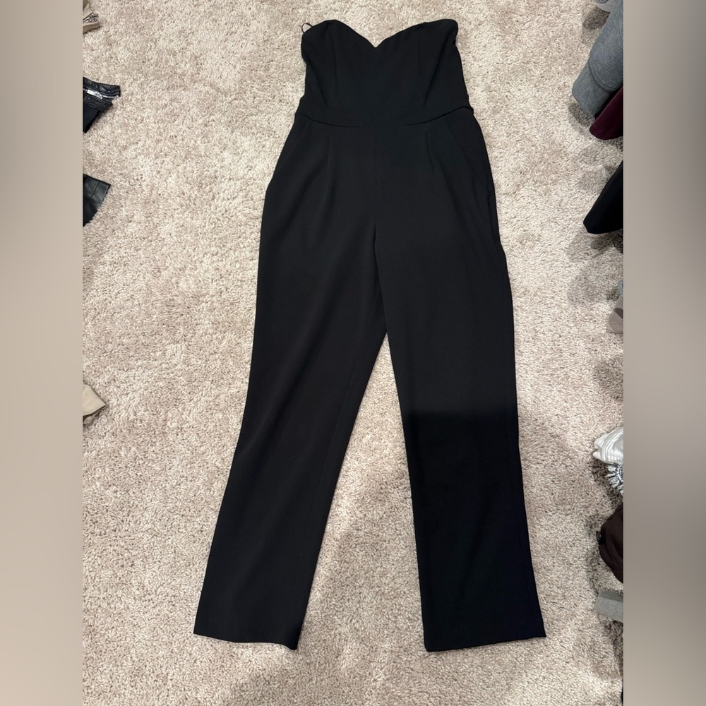 Express Black Wide Leg Jumpsuit